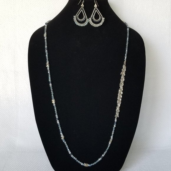 🔴Karma Bella Beaded Earring & Necklace Set🔴 - Picture 3 of 13